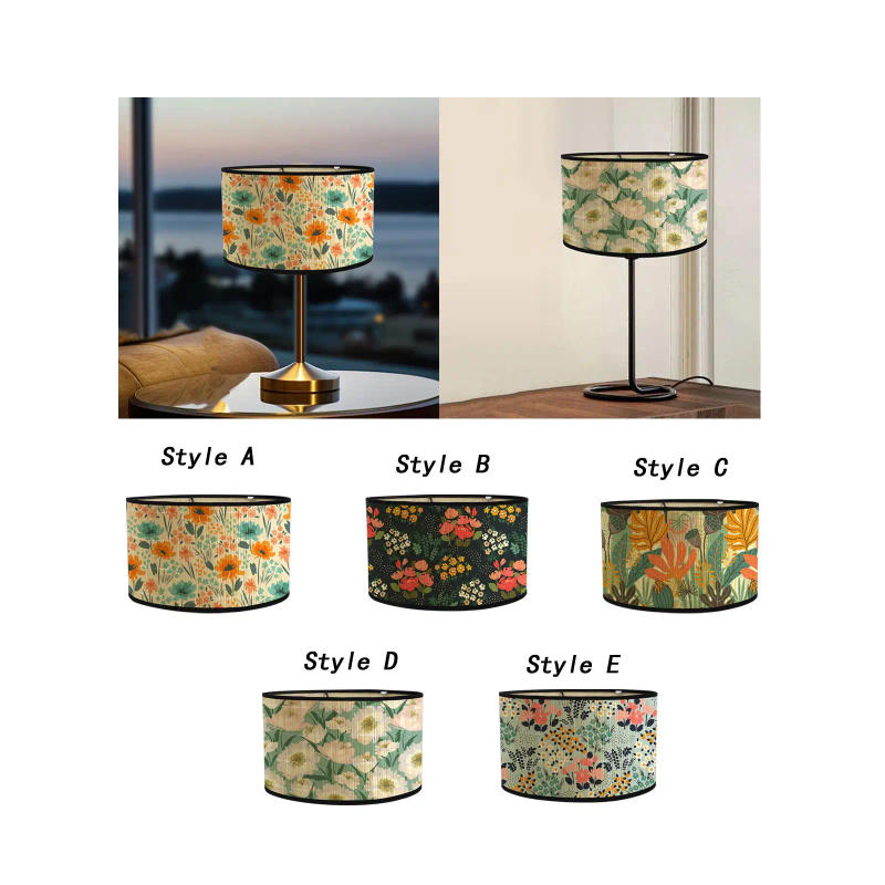 Description Picture 5 of itemRound Drum Bamboo Lamp Shade Decoration Classic Decorative E27 Rustic Floor Lamp
