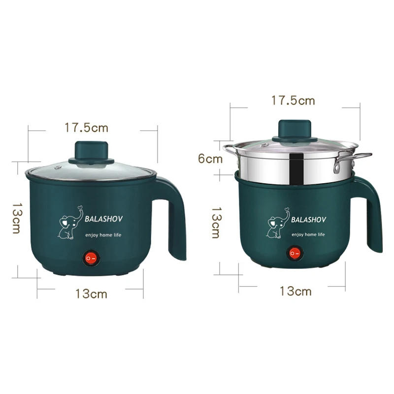 Description Picture 2 of item1.5L Mini Home Cooking Pot Multifunctional Electric Non Stick Rice Cooker Safety Material Potable Hot Pot Rice Cooker Appliances