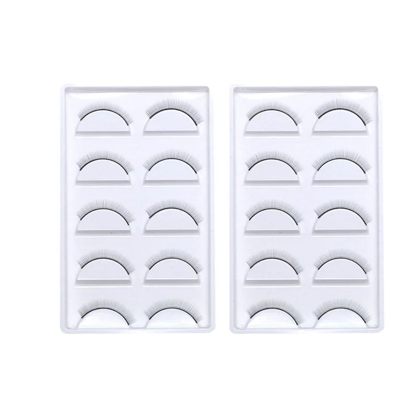 Description Picture 5 of item5/10/25 Pairs Training Lashes Eyelash Extension Practice Grafting Natural False Eyelashes For Beginner Makeup Tools