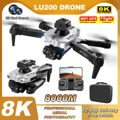 For Xiaomi LU200 Drone 8K GPS Professional RC Plane Photography Optical Flow Obstacle Avoidance Quadcopter for Adults Children