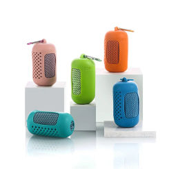 Portable Mini Silica Gel Set Cold Towel Fitness Running 100% Polyester Fiber Outdoor Cooling Cool Towel Speed Dry Towel