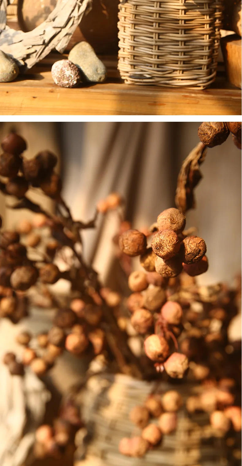 Description Picture 5 of item86cm Autumn Fruit Hawthorn Fruit Artificial Fruit Branch Home Decoration Flower Art Flower Arrangement Flower Decoration