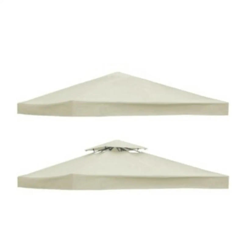 Description Picture 2 of itemOutdoor Replacement Canopy Top 3x3m 300D Polyester Cloth Double Tier Gazebo Roof Cover Garden BBQ Gazebo Top Replacement Cover