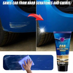 1pc Universal Car Body Paint Repair Cream Scratch Remover Care Polishing Wax Brush Rag Tool Care Accessories