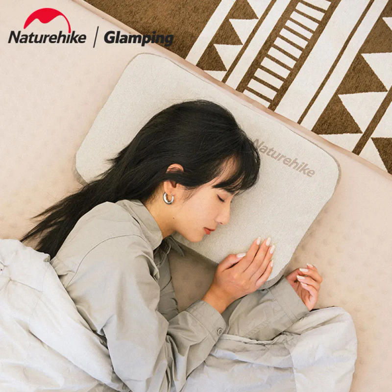 Description Picture 2 of itemNaturehike Memory Cotton Comfortable Square Pillow Portable Outdoor Camping Lunch Pillow Silent Non slip Sleeping Supplies