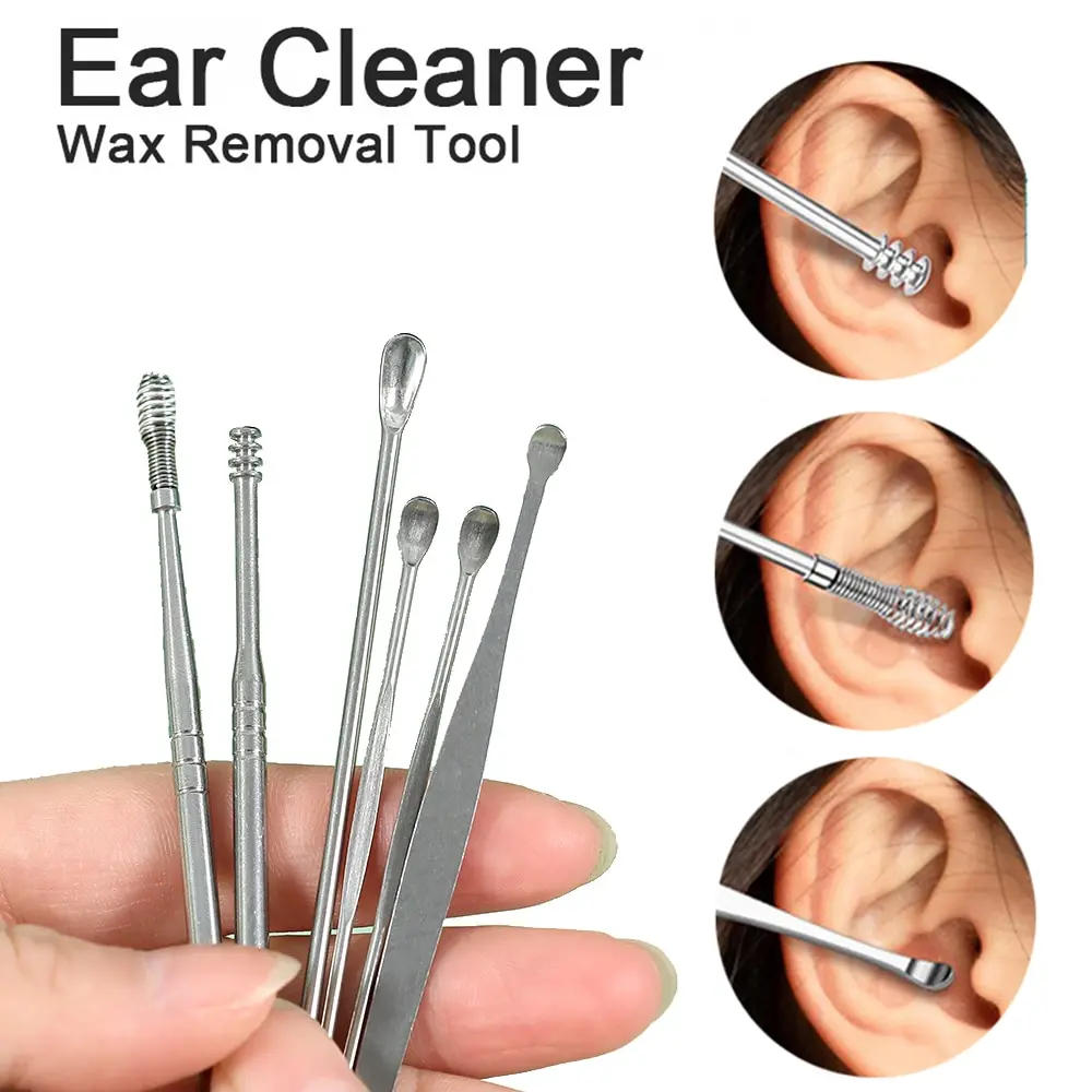 Description Picture 2 of item6PCS Ear Cleanser Spoon Health Care Earpick Ear Cleaner Wax Removal Tool Earpick Sticks Earwax Remover Curette Ear Pick Cleaning