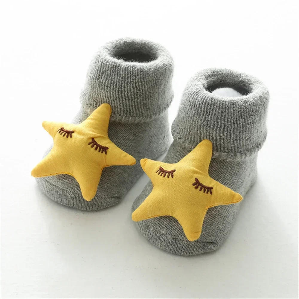 Description Picture 6 of itemWinter Warm Socks for 0-12Months Baby Cartoon Animal Newborn Socks Infant Baby Boy Baby Girl Socks Anti Slip Floor Sock