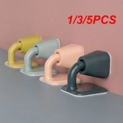 1/3/5PCS Anti-Collision Protection Door Stopper Non-punch Silicone Door Stopper Floor Holder Mute Noiseless Door Stopper Buffer
