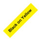Black on Yellow