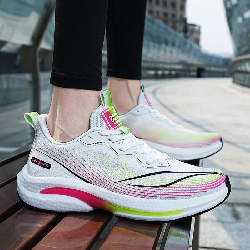 Description Picture 5 of itemSENTA Ultralight Running Shoes Men Mesh Breathalbe Athletic Jogging SportS Shoes New Cushioning Ultralight Training Sneakers Men