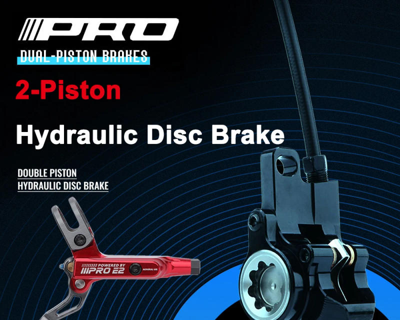 Description Picture 4 of itemBicycle Hydraulic Disc Brake 2 Piston MTB Brake Caliper IIIPRO E2 Mountain Bike Brake Oil Pressure 800/1550mm Front Rear Brake