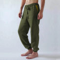 Mens Four Seasons Can Wear Casual Retro Style Solid Color Medieval Lace Up Pants Casual Pants Athletic Sweatpants