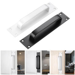 Aluminum Alloy Door Handle Push-pull Balcony Gate Window Pulls Knob Bedroom Kitche Furniture Cabinet Hardware Door Handles
