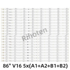 20pcs LED Backlight strip For 86BH5C-B 86BH5C LG 86" V16 stretch 6916L-2564A 6916L-2565A 6916L-2566A 6916L-2567A LD860DBN-UJA1