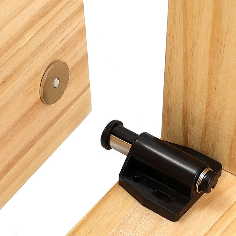 Description Picture 4 of item4 Pack Single Magnet Cabinet Snap Invisible Furniture Door Rebounder Cabinet Wardrobe Door Closer