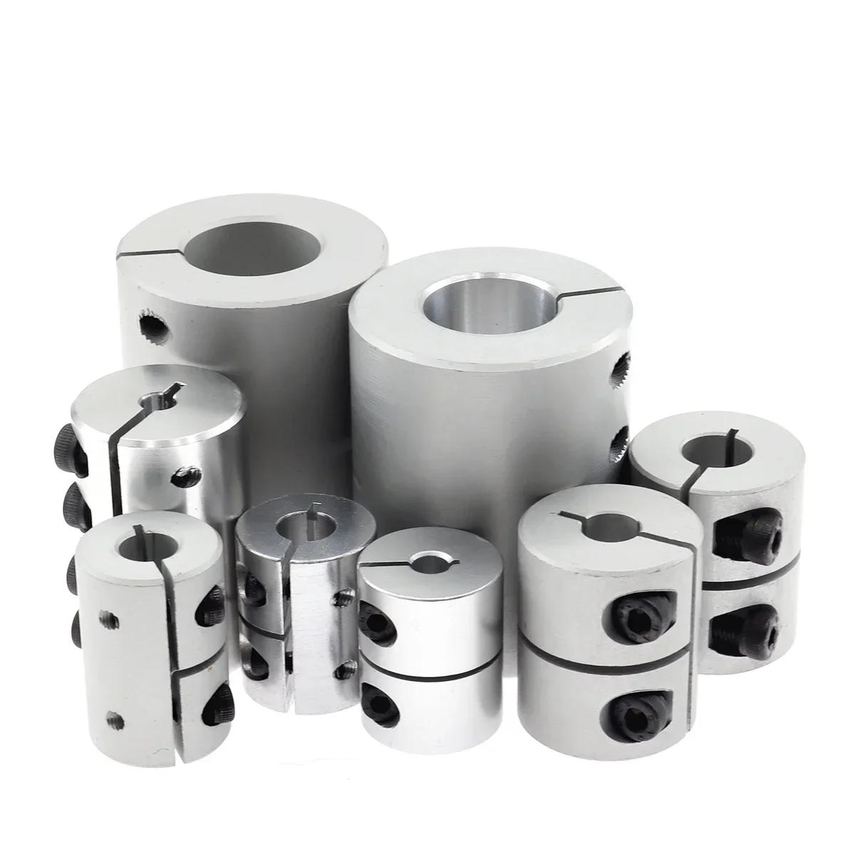 Description Picture 3 of itemKande 1pc Rigid shaft D50L55 coupler clamp stepper servo motor coupling 3D printer parts 8/10/12/14/15/16/18/20/22mm coupler