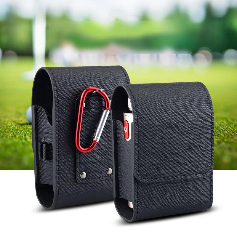 Description Picture 2 of itemGolf Rangefinder Carrying Case Golf Devices Waist Pack Protection Shockproof Mini Sturdy PU Leather Rangefinder Bag with Buckle