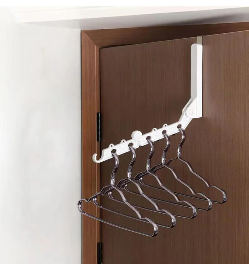 Description Picture 6 of itemFoldable Clothes Hanger Portable Indoor Outdoor Drying Rack Multifunctional Travel Hook for Clothes Towels Hats Closet Organizer