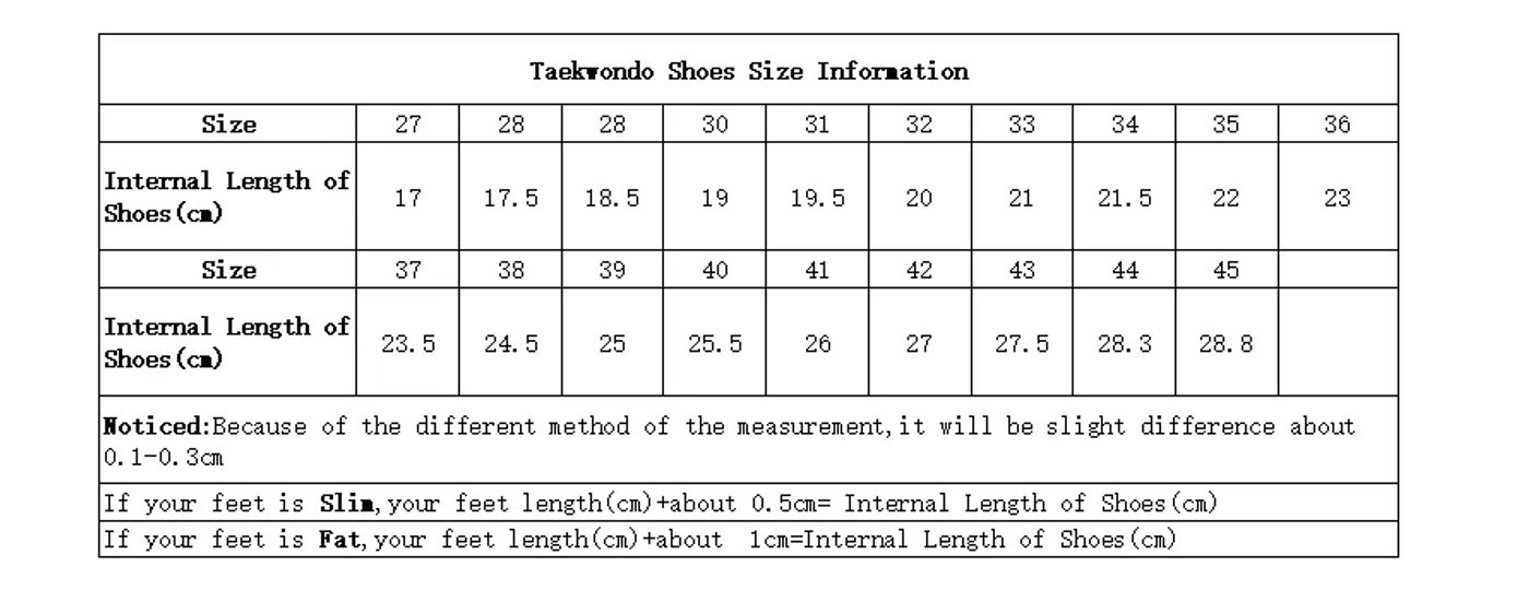 Description Picture 3 of itemGINGPAI Breathable Taekwondo Shoes Karate Kung Fu Wrestling Martial Arts Shoes Women Men Adult Children Soft Sole Oxford Sneaker