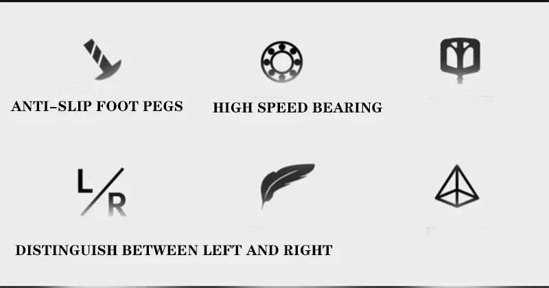 Description Picture 3 of itemRGO Bicycle Pedals Mtb Nylon Platform Footrest Flat Mountain Bike Paddle Grip Pedalen Bearings Footboards Cycling Foot Hold