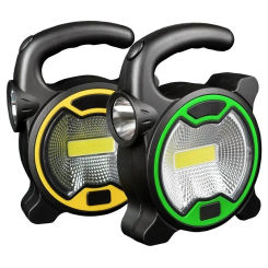 Handheld Lantern Flashlight Outdoor Tent Camping Lights with Handle Without Battery Battery Powered Portable COB LED Work Light
