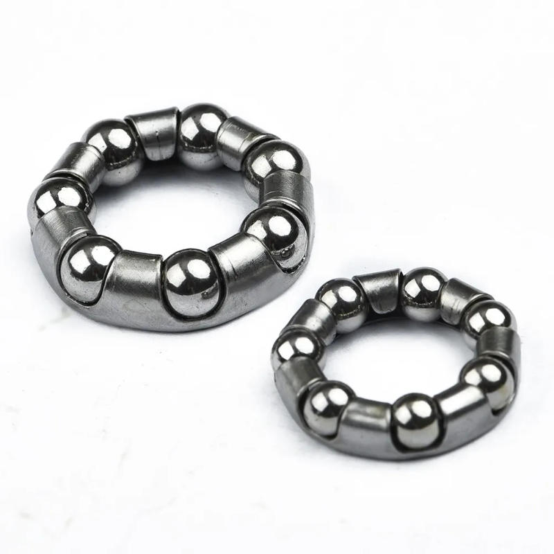 Description Picture 6 of item2 Pair Diameter 24mm Bicycle Front Rear Wheel Axle 1/4 Inch 7 Ball Bearings MTB Bike Wheel Hub Bearings Cycling Riding Equipment