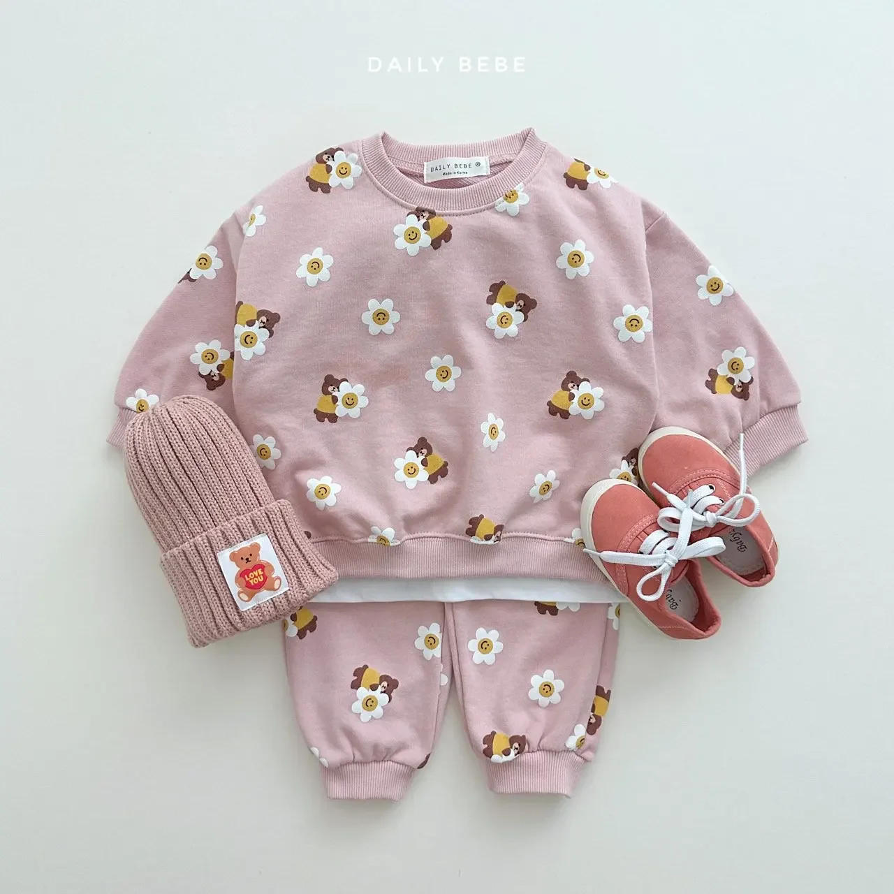 Description Picture 3 of itemSpring Autumn Baby Girl Boy Long Sleeve Clothes Set Toddler Sweatshirts+ Pants Two Piece Outfits Infant Newborn Clothing Outfits