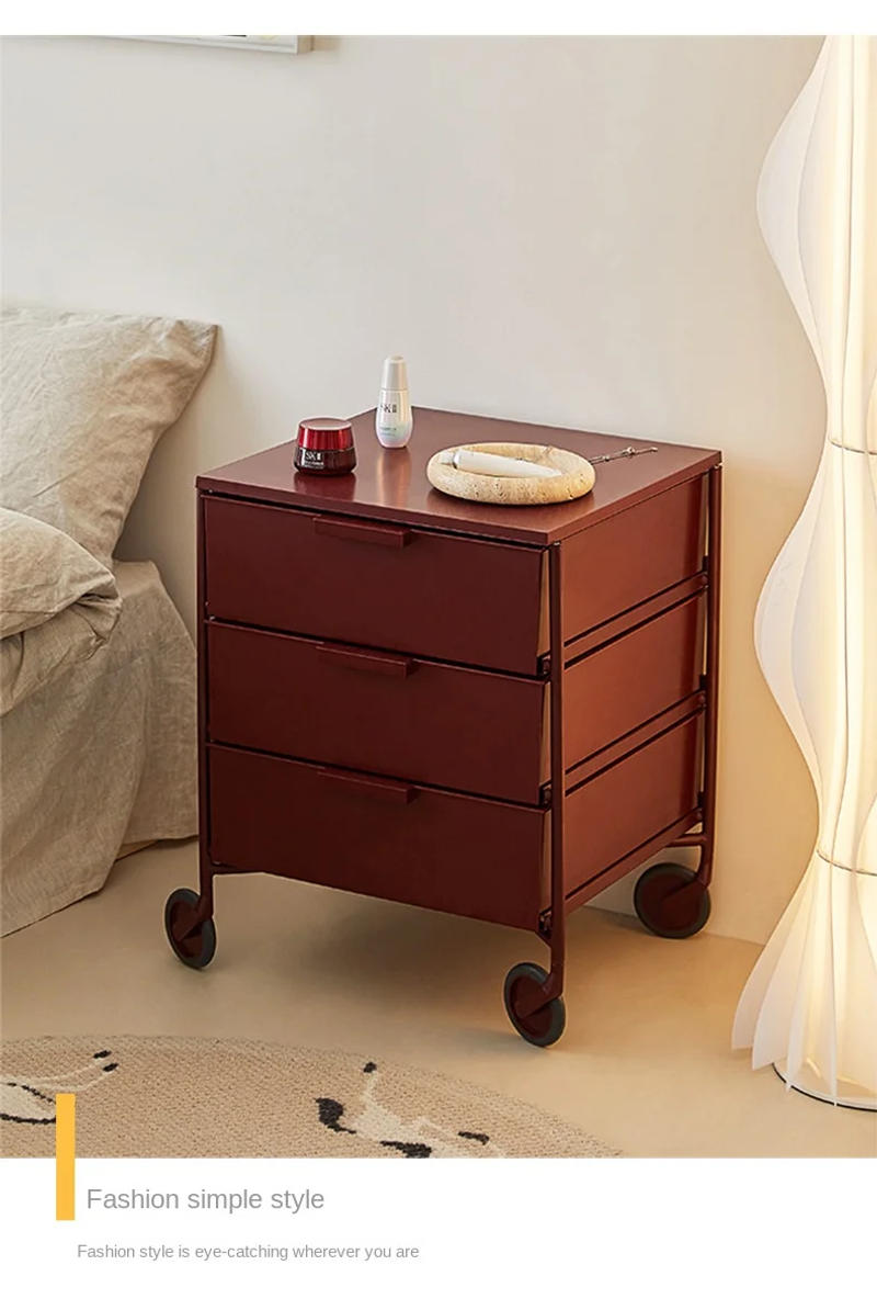 Description Picture 6 of itemNordic Simple Creative Design Be Used As A Multi-functional Mobile Storage Cabinet For Nightstand Modern Bedroom Fashion Locker