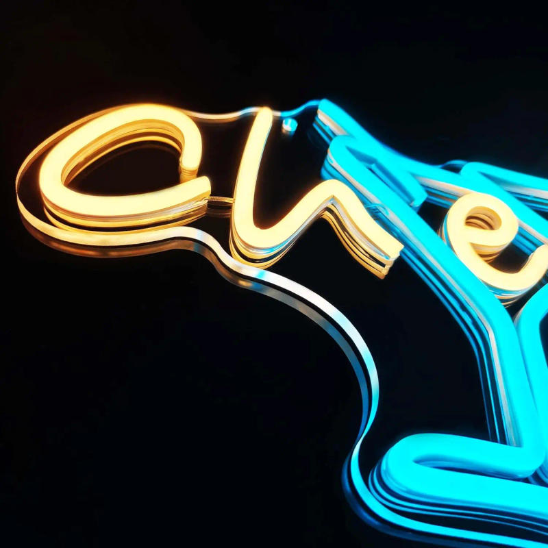 Description Picture 4 of itemCheers Cocktail Neon Sign Bar LED Neon Light Sign for Bedroom Restaurant Hotel Decor Birthday Parties Home Decoration Neon Light
