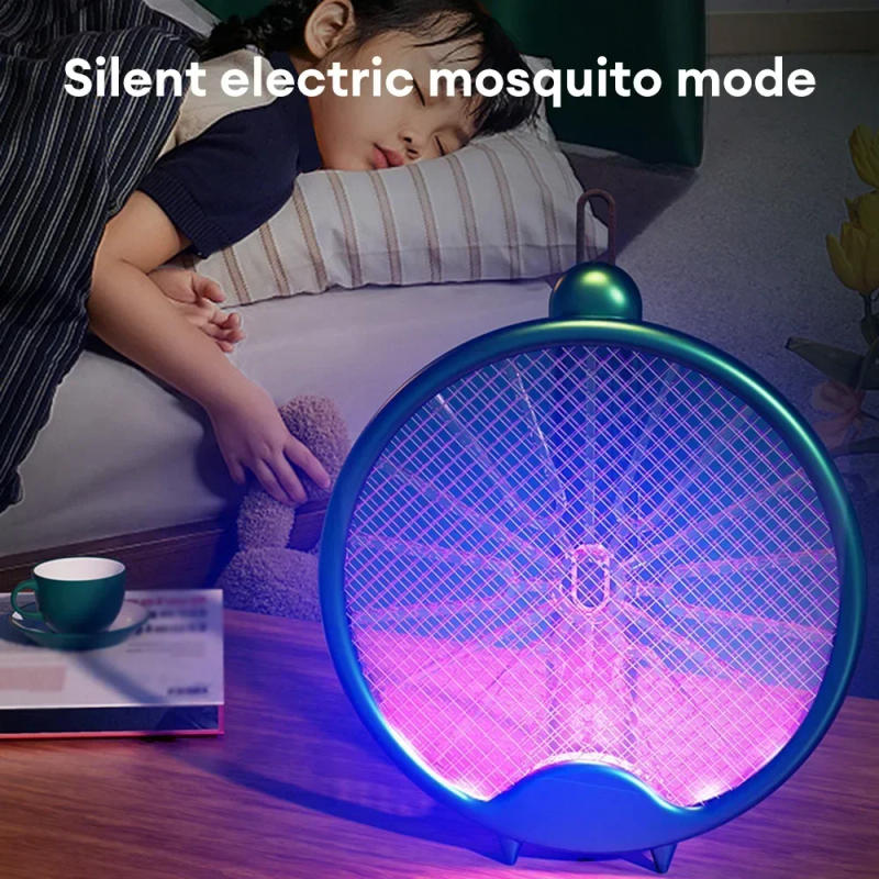 Description Picture 6 of itemMosquito Killer 3000V Electric Mosquito Racket Lamp USB Rechargeable Foldable Mosquito Repellent Lamp Swatter Fly Swatter