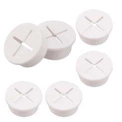 Flexible Silicone Cable Cord Grommet Rubber Grommets Cable Wire Hole Cover For Office Home Computer Desk, Table, TV Console,PC