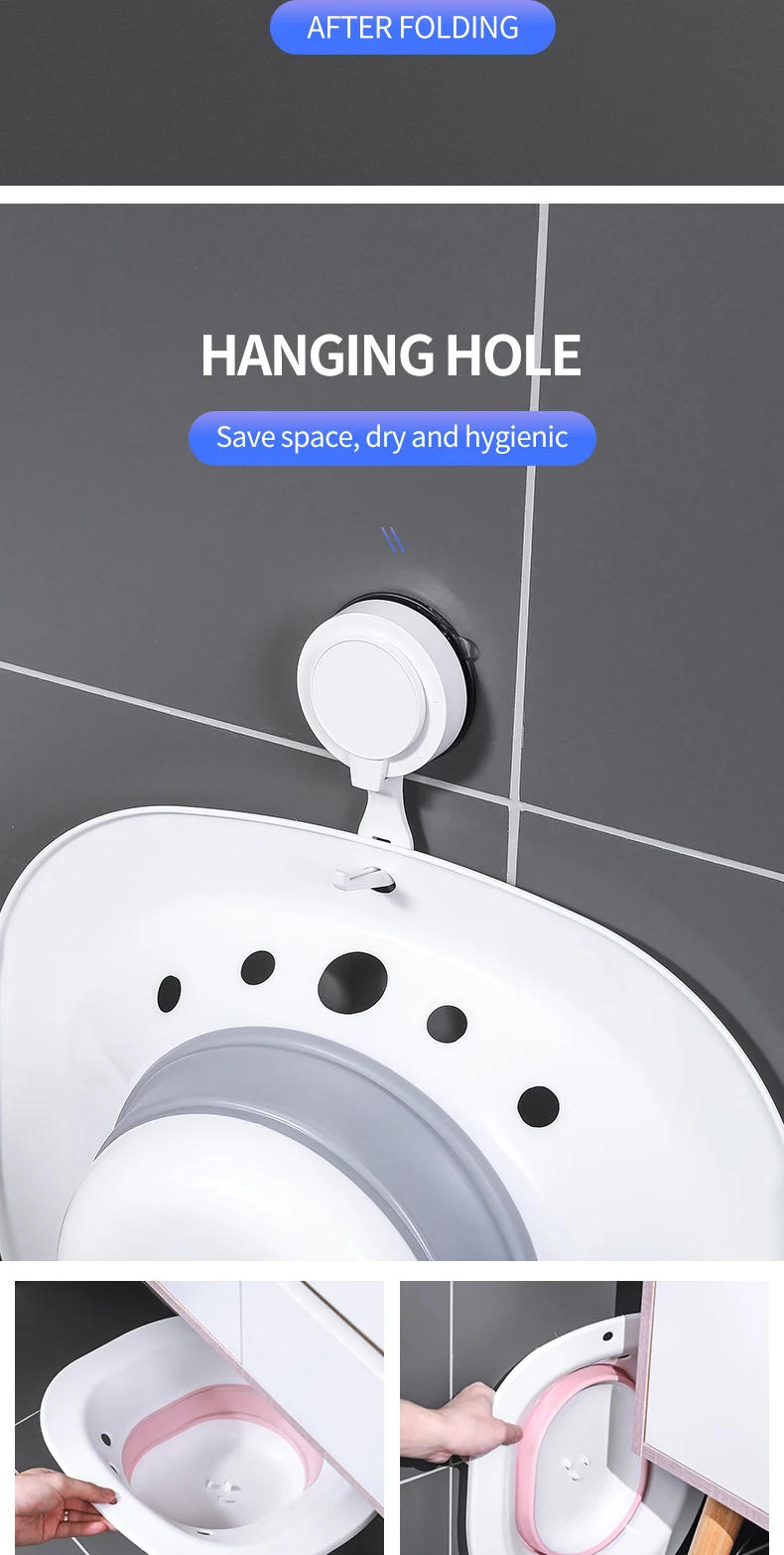 Description Picture 5 of itemWoman Folding Portable Bidet Maternal Self Cleaning Private Parts Hip Irrigator Perineum Soaking Bathtub Toilet Bidet Seat