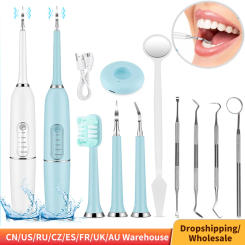 Ultrasonic Electric Sonic Dental Scaler Stain Tartar Calculus Remover Teeth Whitening Cleaning Waterproof Electric Toothbrush