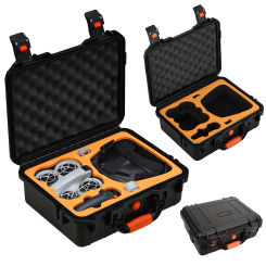 Safety Carrying Case Waterproof Handbag Travel Storage Bag for DJI Neo Drone Goggles N3 and Batteries