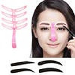 Thrush Artifact Female Beginner Thrush Card Eyebrow Repair Auxiliary Tools Full Set of Multiple Eyebrow Shape Lazy Eyebrow Paste