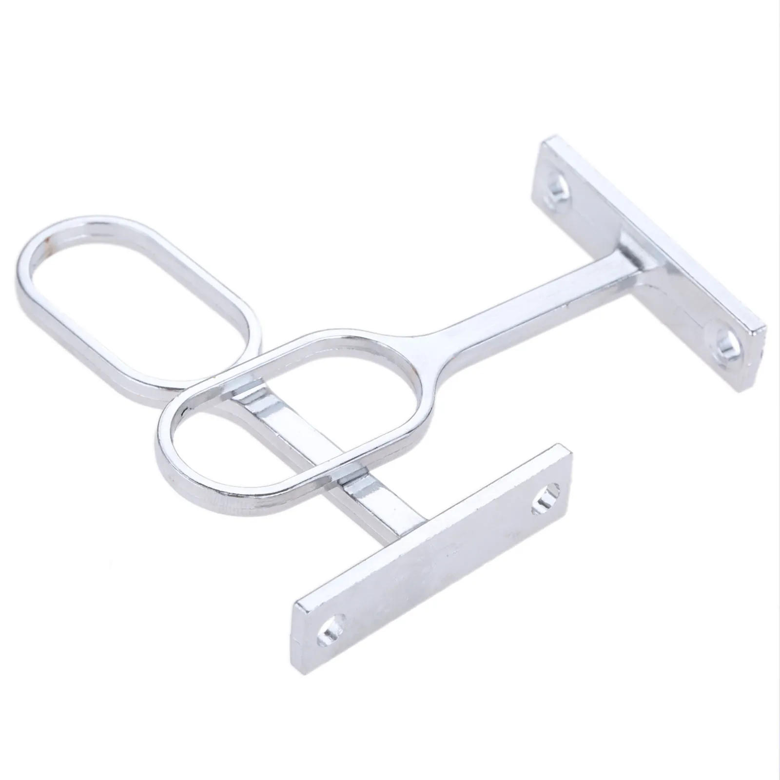 Description Picture 6 of item6pcs 16mm Steel Closet Rod End Supports Wardrobe Cabinet Clothes Through Flange Seat Pipe Fittings Clothes Rod Curtain Tube Seat