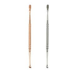 Stainless Steel Double Head Ear Cleaner Spoon Spiral Ear Pick Spoon Earwax Remover Cleaning Tool Ear Care Ear Clean Tool