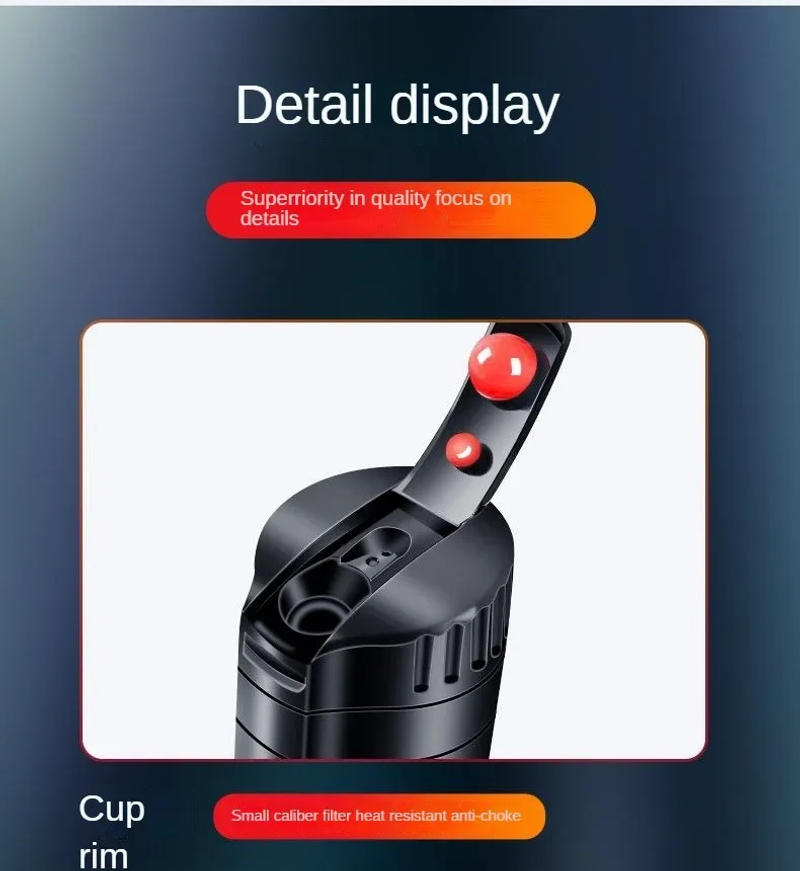 Description Picture 6 of item12V 24V Car Heating Cup 400ML Smart Temperature Display Thermos Cup Stainless Steel Thermos Portable Electric Kettle Coffee Cups