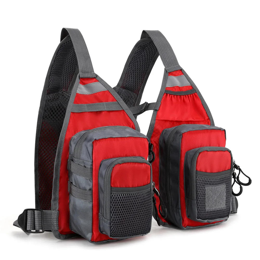 Description Picture 4 of itemUltra Lightweight Fly Fishing Vest for Men and Women Portable Chest Pack One Size Fits Most