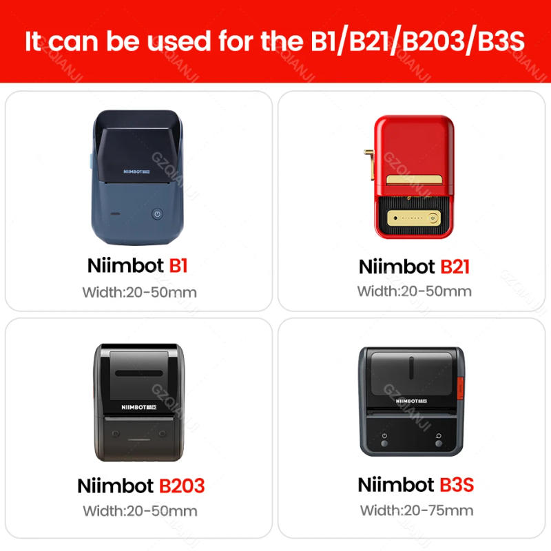 Description Picture 4 of itemNiiMbot B1 B21 Label Printer Supermarket Waterproof Anti-Oil Tear-Resistant Price Tag White Scratch-Resistant Label Maker Paper