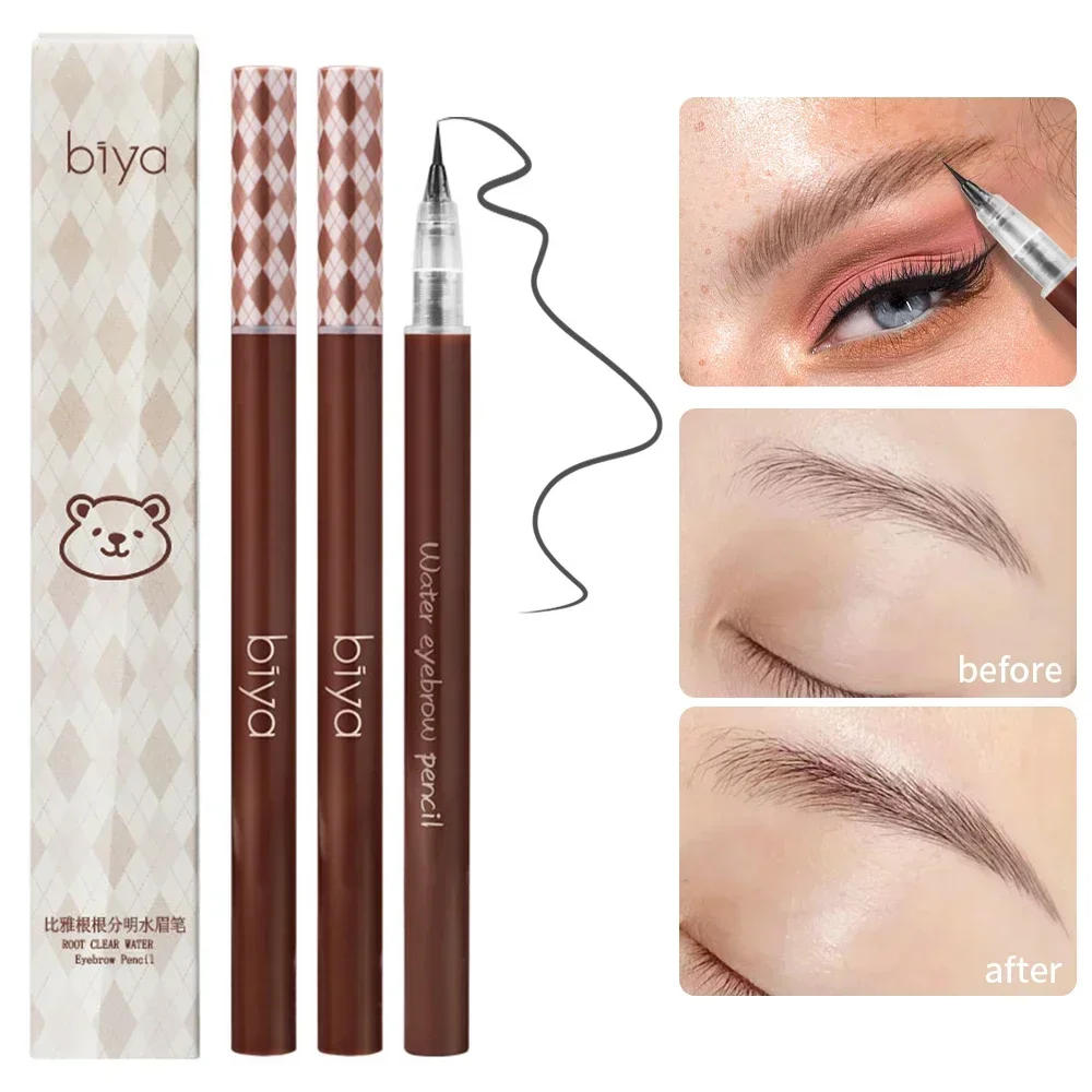 Description Picture 4 of item0.01mm Ultra Fine Eyebrows Pencil Waterproof Long Lasting No Blooming Eyeliner Lying Silkworm Pen Easy To Color Eye Makeup Tools