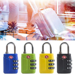 New TSA 3 Digit Combination Lock Padlock Security Tool Customs Password Lock Anti-theft Cabinet Locker Travel