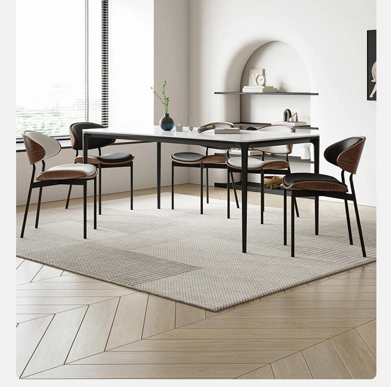 Description Picture 6 of itemMobile Chair Nordic Modern Kitchen Furniture Dining Set Table Chairs Accent Sillas De Comedor Relaxing Outdoor Furnitures