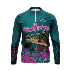 2025 SPATA Outdoor Sports Fishing Shirts Anti-UV Fishing Jersey Sunscreen Breathable Moisture-wicking Quick-Dry FIshing Clothing