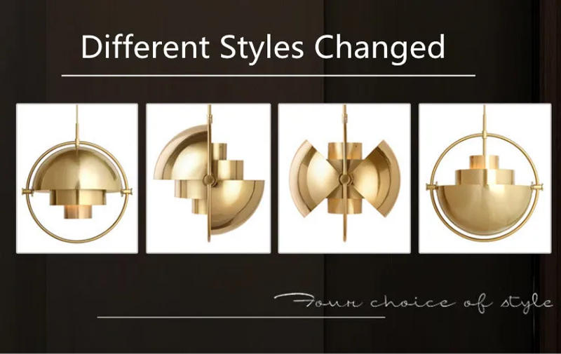 Description Picture 2 of itemIron Pendant Light AC96-260V E27 Nordic Retro Metal Hanging Lamps Modern Suspension Ceiling Lamp Indoor Lighting Decorations