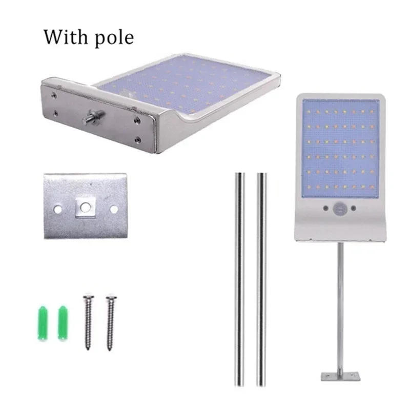 Description Picture 3 of item36/48LED with/Without Rod Solar Power Motion Sensor Garden Security Lamp Solar Lamp Outdoor Garden Wall Lamp Garden Decoration