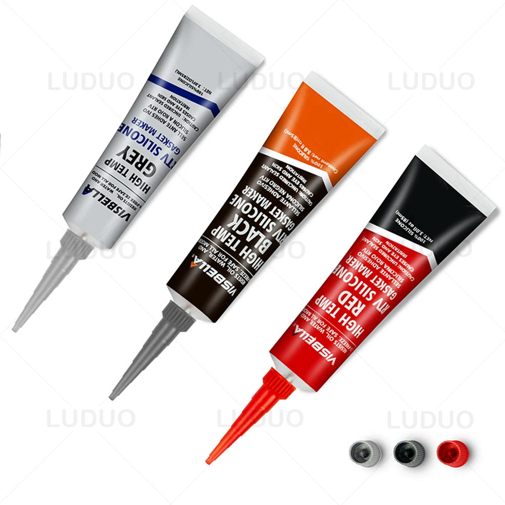 Description Picture 6 of itemSuper Glue Metal Adhesive Silicone Sealant Neutral RTV Paste for Car Motor Gap Seal Gasket Repair High Temperature Engine Filler