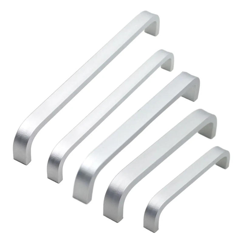 Description Picture 2 of item4/6/8/10/12 Inches Aluminum Handles Kitchen Door Cabinet Straight Handle Pull Knobs Furniture Hardware