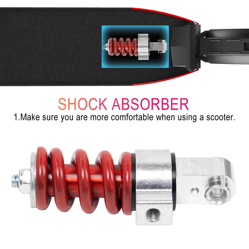 Description Picture 4 of itemRear Suspension Shock Spring High Performance Parts for Kugoo S1 S2 S3 Electric Scooter Rear Support Shock Absorber Accessories
