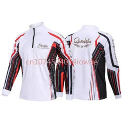 2025 New Autumn Men Fishing Clothing Long Sleeve Quick Dry Anti Uv Hiking Fishing Shirts Hooded Outdoor Sport Fishing Wears